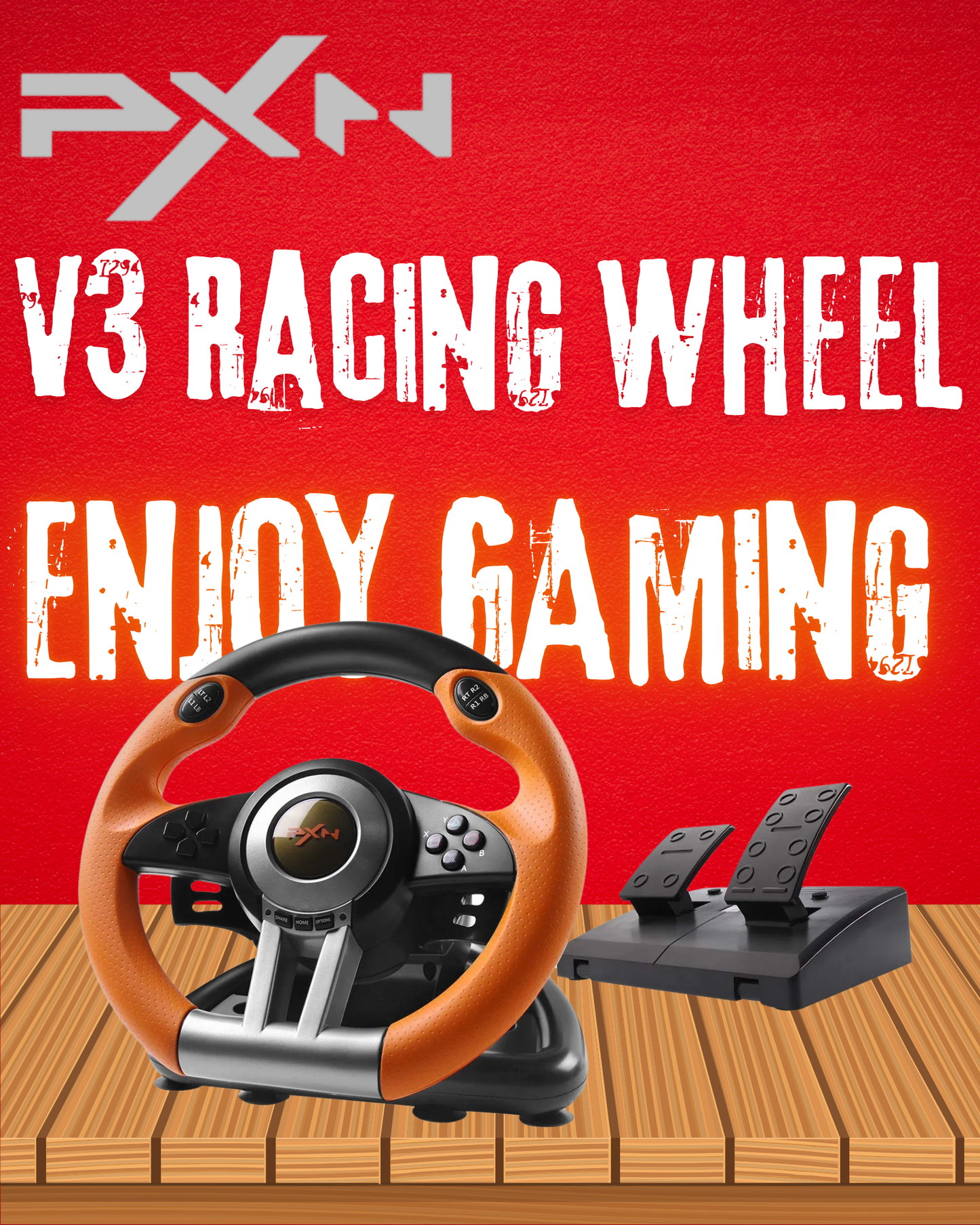 PXN V3 Pro Gaming Racing Wheel